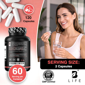 B Life Company Complément Alimentaire DIM 400 mg 120 capsules en situation