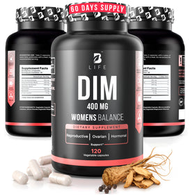 B Life Company Complément Alimentaire DIM 400 mg 120 capsules vue de face