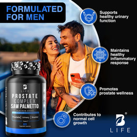 B Life Company Compléments Alimentaires Prostate avec d'autres suppléments
