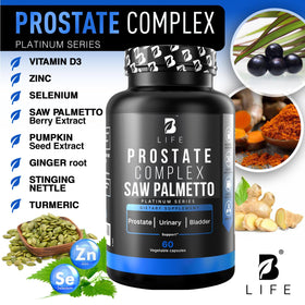 B Life Company Compléments Alimentaires Prostate boîte ouverte