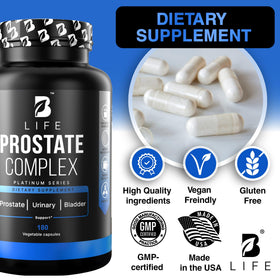B Life Prostate Complex 180 capsules avec ingrédients