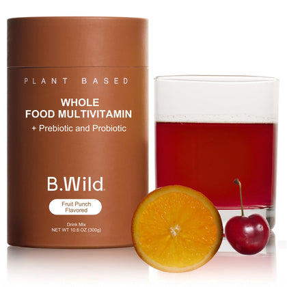 B.WILD Mélange de Boisson Multivitaminé à Base de Plantes, emballage avant