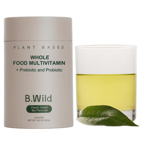 B.WILD Mélange de Boisson Multivitaminé Végétal Pêche Thé Vert face avant