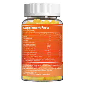 Babivek Gélules Omega-3 Vegan 1200mg gummies en gros plan