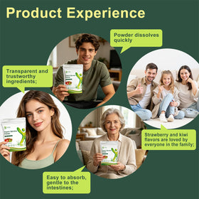 Babivek Poudre de Super Greens Bio échantillon sur une cuillère