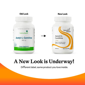 Back of Seeking Health Acetyl-L-Carnitine packaging