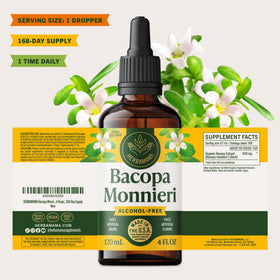 Bacopa Monnieri HERBAMAMA en lifestyle sur une table