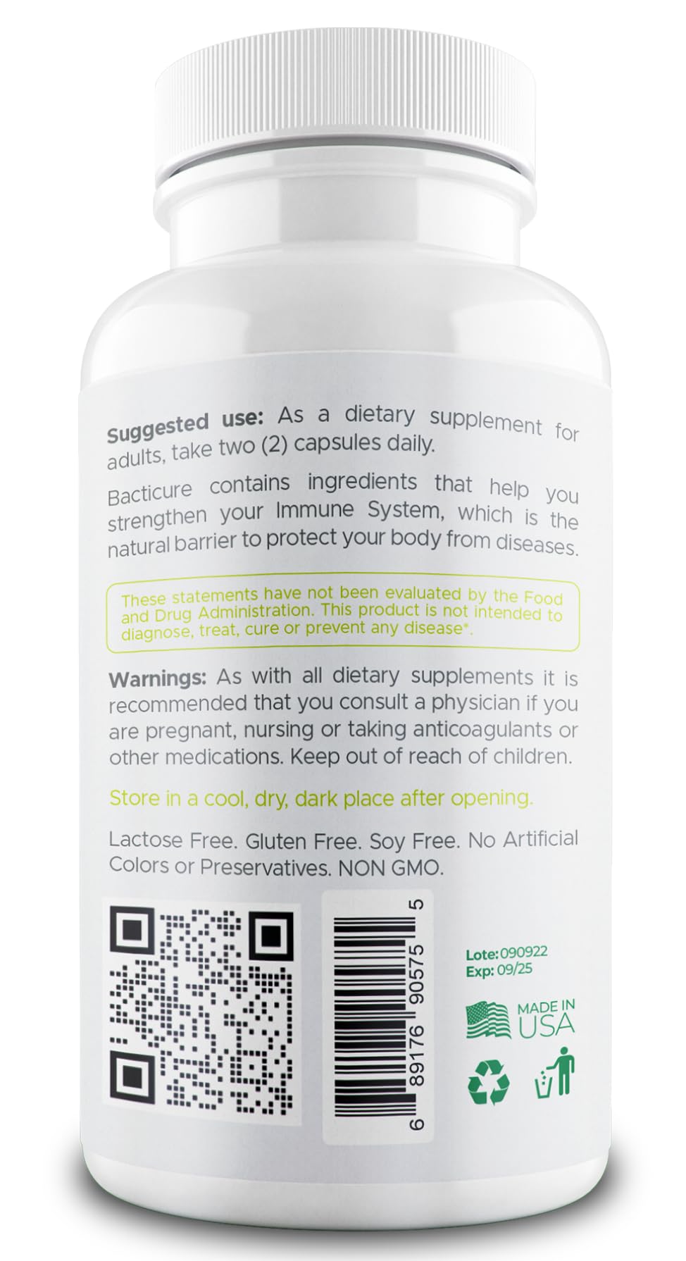 BACTERIUM PLUS Complément Alimentaire Probiotique 60 Capsules en situation