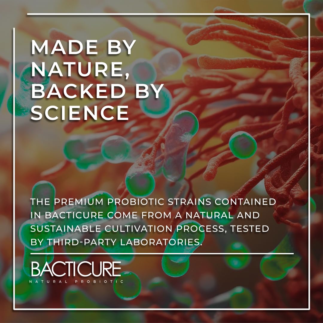 BACTERIUM PLUS Probiotique 120 Capsules étiquette détaillée