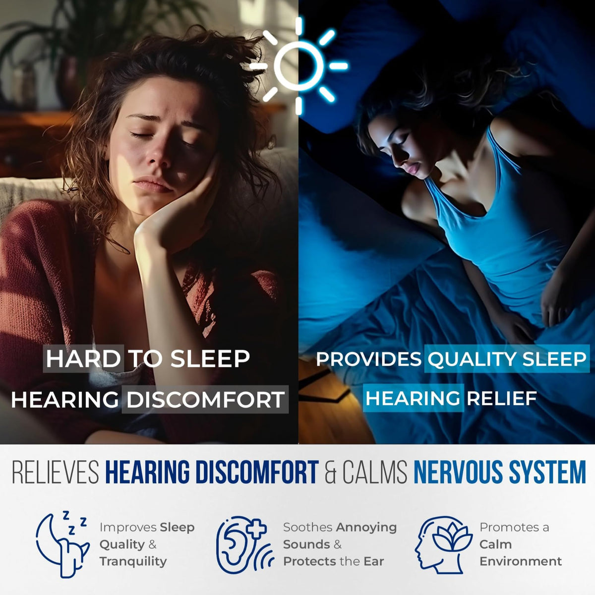 BACTICURE Audio Calm capsules sur une table