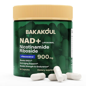 BAKAKOUL NAD+ Complément Alimentaire 900mg 80 Capsules vue de face