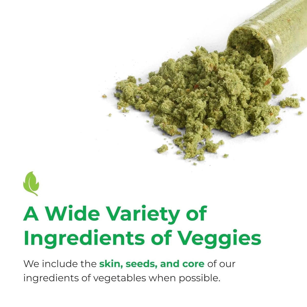 Balance of Nature Complément Alimentaire Superfood Veggies, vue de dos de l'emballage
