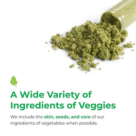 Balance of Nature Complément Alimentaire Superfood Veggies, vue de dos de l'emballage