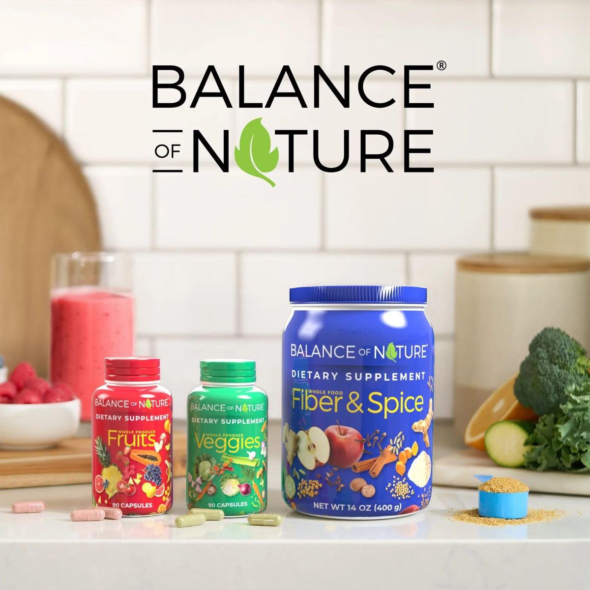 Balance of Nature Fiber & Spice - informations nutritionnelles