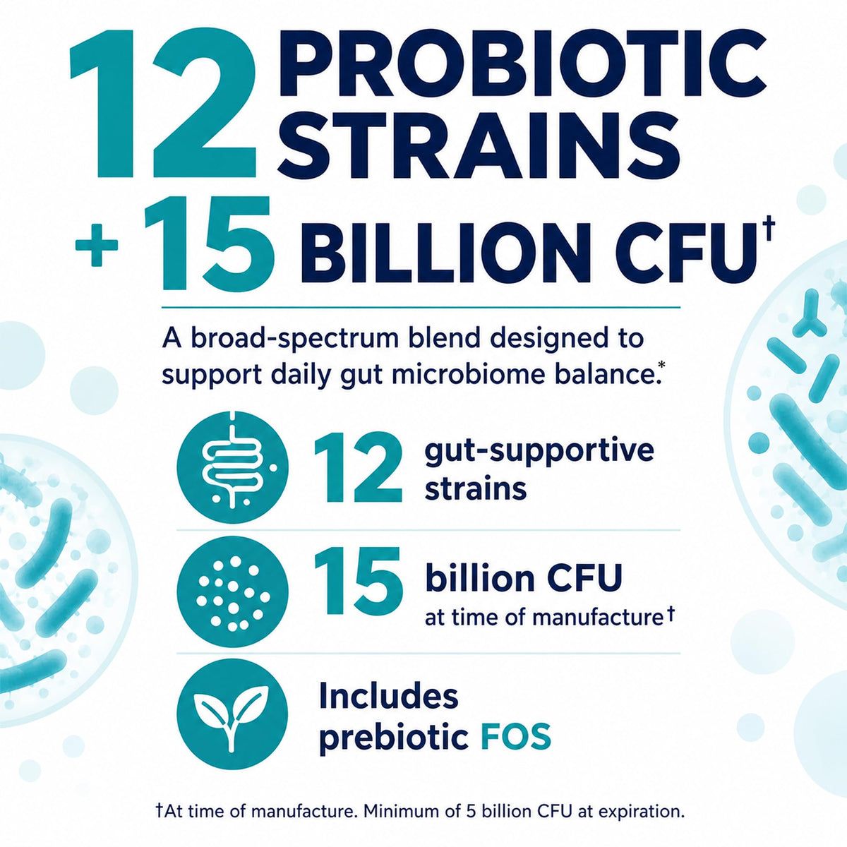 Balance ONE Probiotique comprimés sur une table en bois