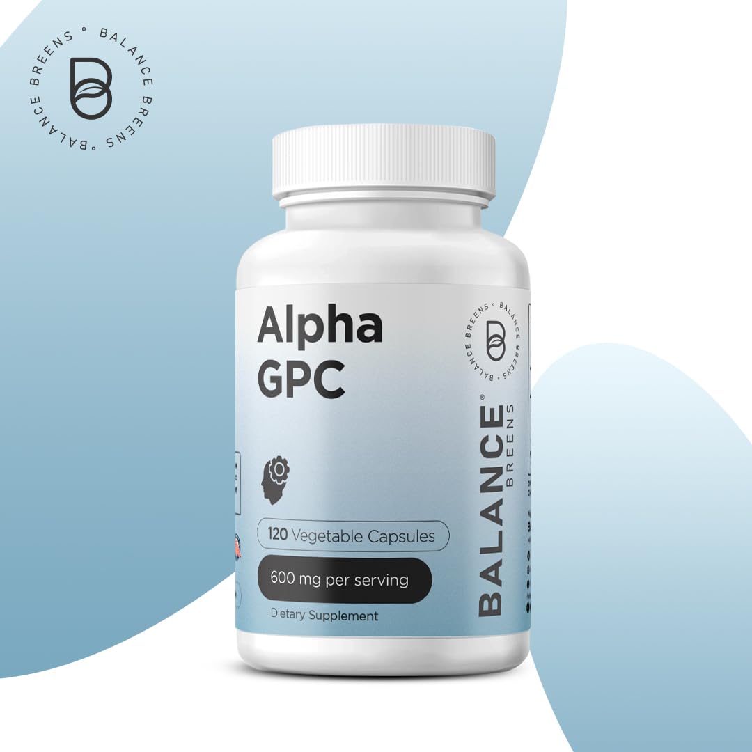 Balancebreens Alpha GPC Choline 600mg 120 capsules végétales arrière