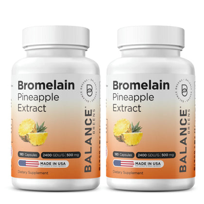 Balancebreens Bromélaïne 500mg 180 capsules végétales, vue de face