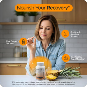Balancebreens Bromélaïne 500mg, bouteille ouverte avec capsules visibles