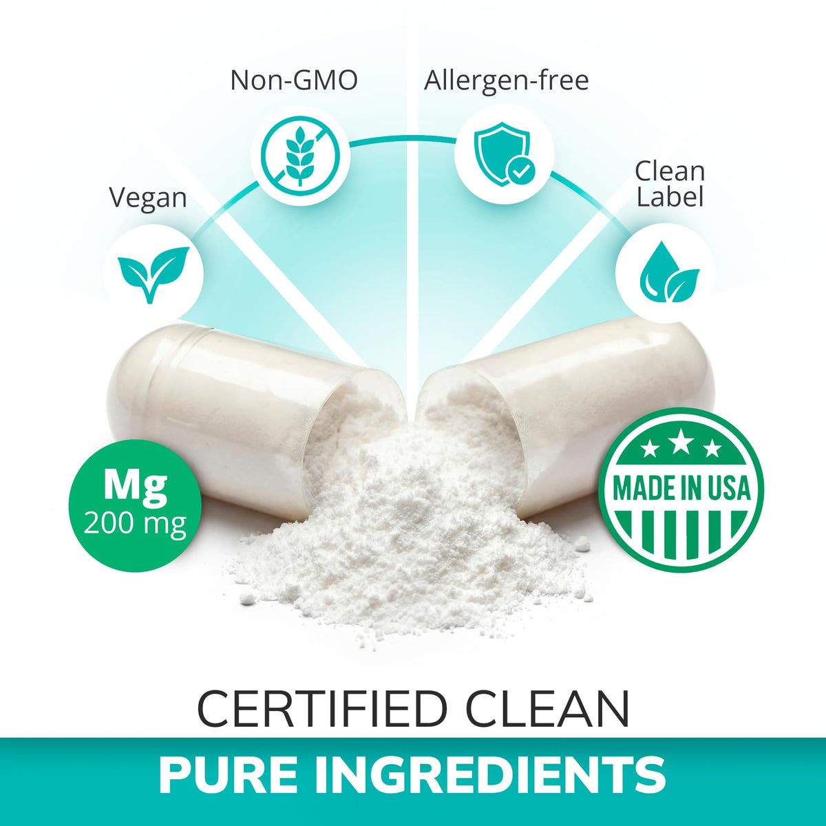 Balancebreens Magnésium Glycinate 200mg avec verre d'eau