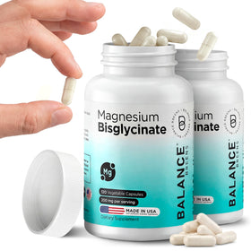 Balancebreens Magnésium Glycinate 200mg capsules vues de face