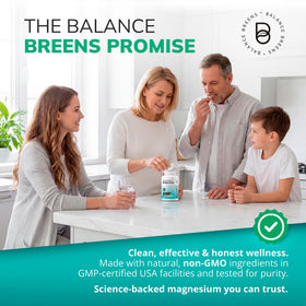 Balancebreens Magnésium Glycinate 200mg vue de dos
