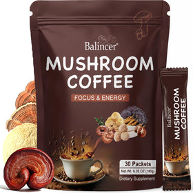 Balincer Café Champignon Instantané 30 sachets vue de face