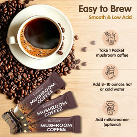 Balincer Café Champignon sachets avec ingrédients naturels