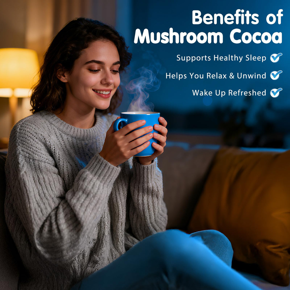 Balincer Chocolat Chaud aux Champignons 231g - préparation dans une tasse