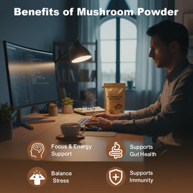 Balincer Poudre de Champignon 10 Variétés dans un smoothie