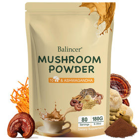 Balincer Poudre de Champignon 10 Variétés sachet avant
