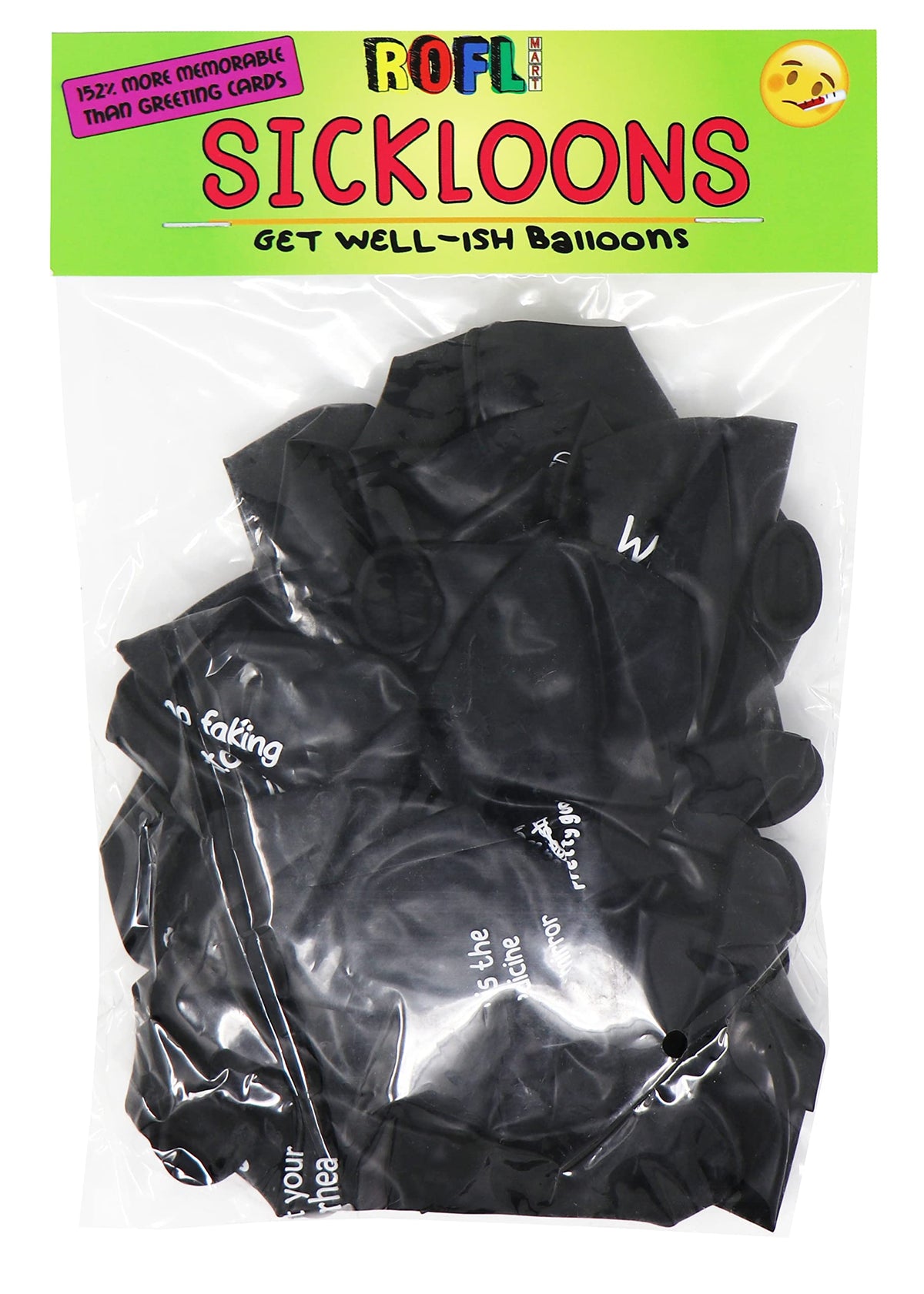 Ballons en latex ROFLmart, option colorée disponible