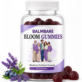 Balmbare Bloom Gummies 60 gummies saveur baie vue de face
