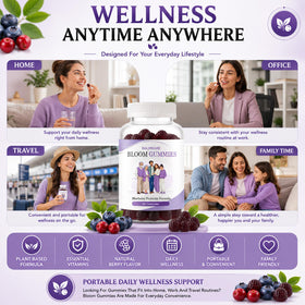 Balmbare Bloom Gummies texture douce des gummies