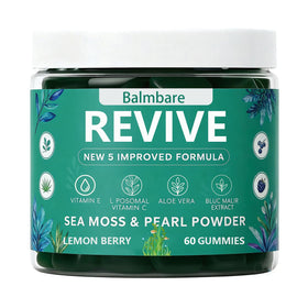 Balmbare Revive Gummies pour cheveux, vue avant du produit