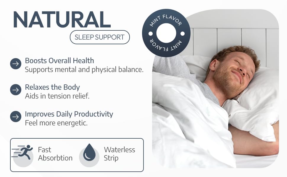 Bandes de sommeil EZ VITAMINS prêtes à l'emploi