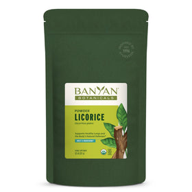 Banyan Botanicals Poudre de Réglisse Bio 240g vue de face