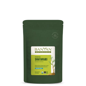 Banyan Botanicals Shatavari Poudre Bio 91g - vue de face