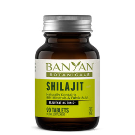 Banyan Botanicals Shilajit flacon de 90 tablettes pressées