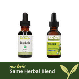 Banyan Botanicals Triphala Extrait Liquide avec fruits amla, haritaki et bibhitaki