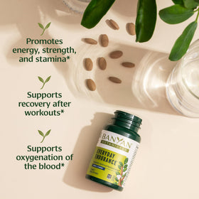 Banyan Botanicals Vitalité Quotidienne emballage et informations nutritionnelles