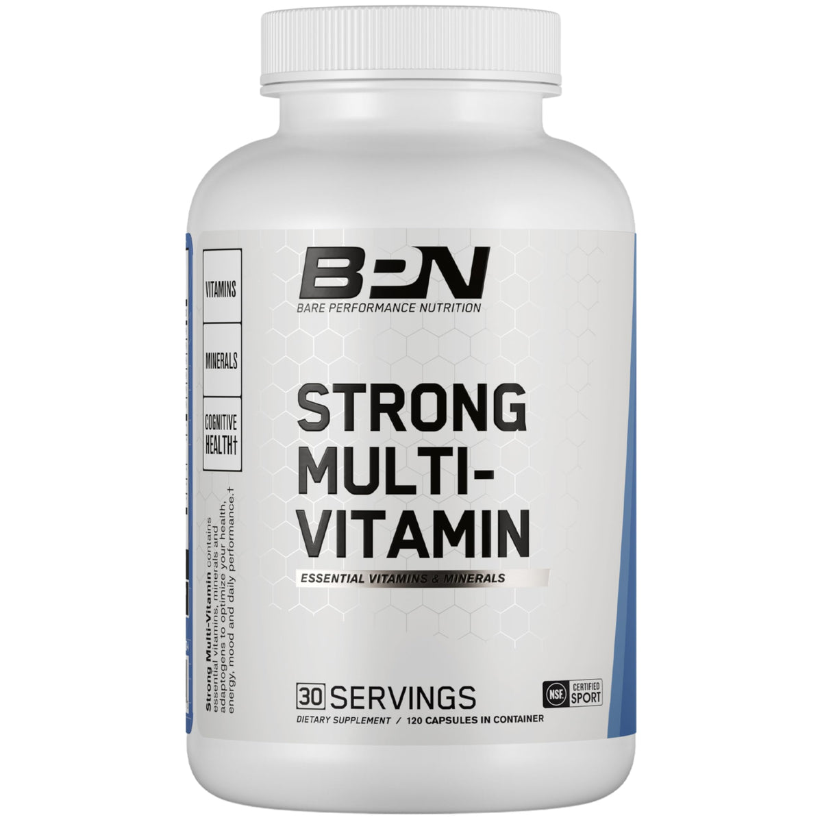 BARE PERFORMANCE NUTRITION Multivitamine Forte 30 Jours vue avant