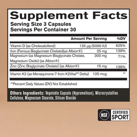 BARE PERFORMANCE NUTRITION Multivitamines Essentials capsules en vue de près