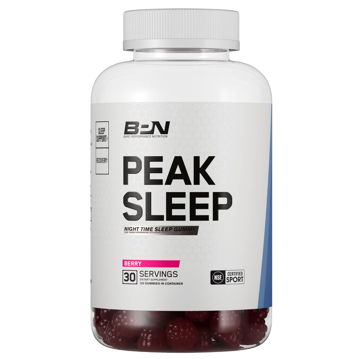 BARE PERFORMANCE NUTRITION Peak Sleep Gummy 449g vue avant