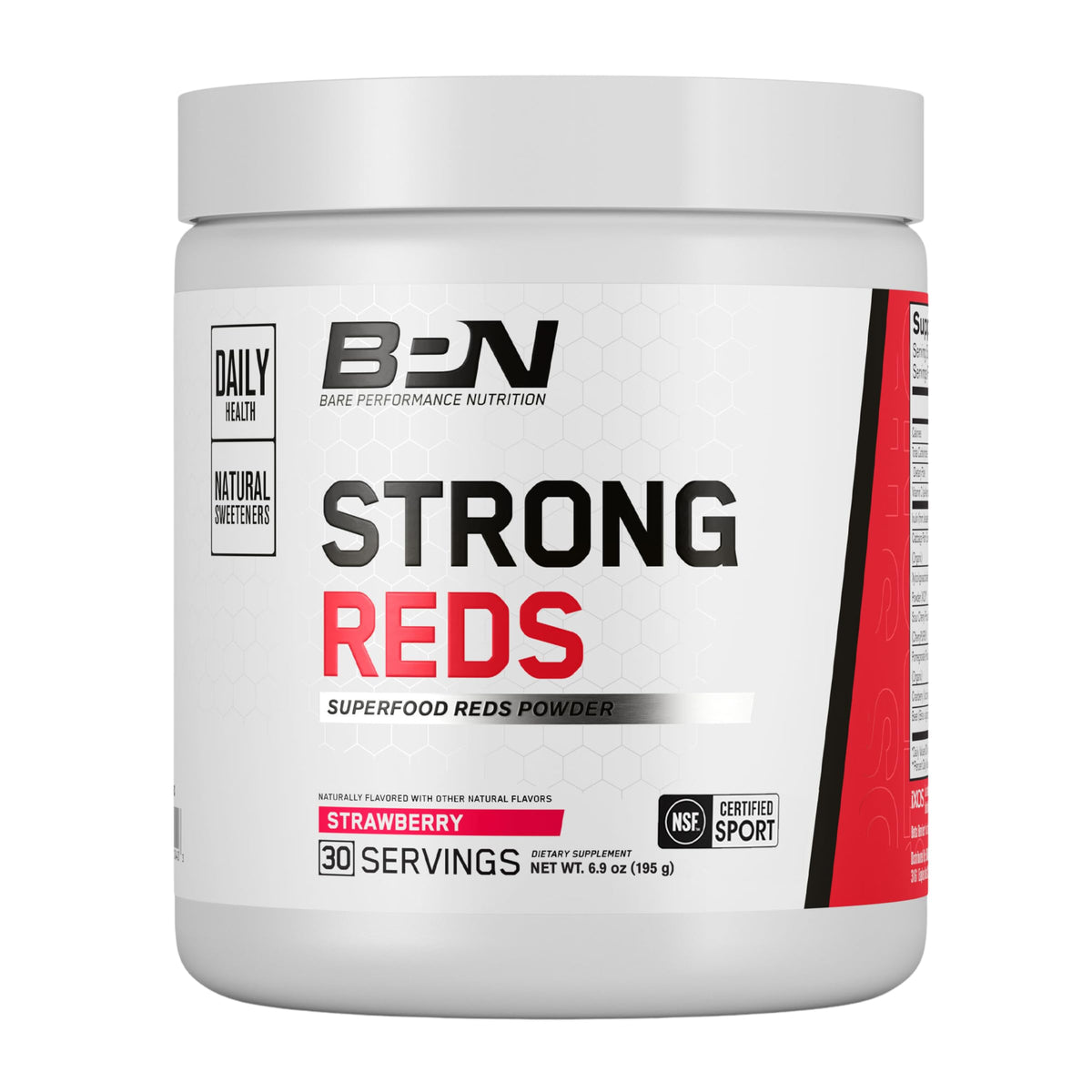 BARE PERFORMANCE NUTRITION Strong Reds Poudre Superaliment 272g vue de face
