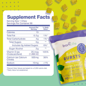 Bari Life BariBurst bouchées au goût citron vert