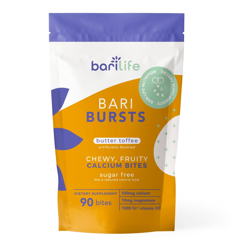 Bari Life Calcium Citrate Bouchées beurre caramel face avant