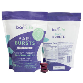 Bari Life Calcium Citrate Chews, bouchées de calcium au raisin