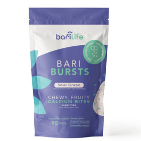 Bari Life Calcium Citrate Chews en vue de face, emballage individuel