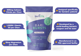 Bari Life Calcium Citrate Chews, format pratique pour le transport