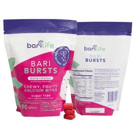 Bari Life Calcium Citrate Chews, texture et couleur des bonbons